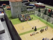 Der neugestaltete Tennisplatz in Obergrafendorf